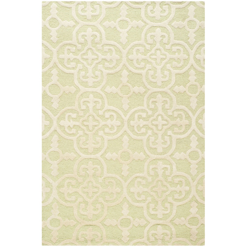 Safavieh Cambridge Light Green / Ivory Area Rug Wayfair